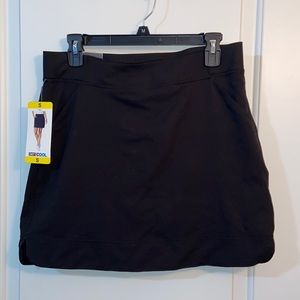 32 Degrees Cool Athletic black tennis skirt